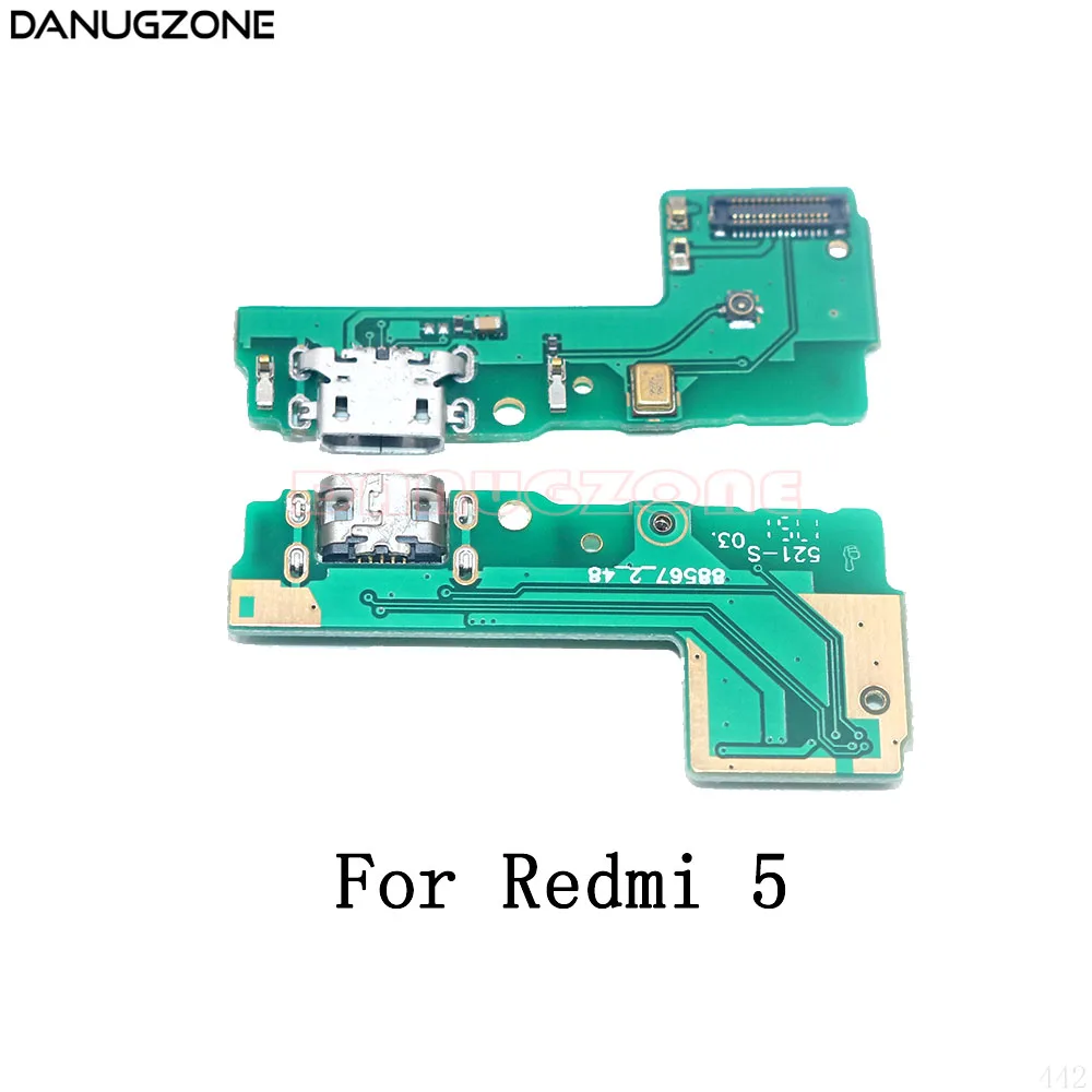 For Redmi 5 Usb зарядная док-станция Разъем Порт Разъем зарядная плата гибкий кабель для Xiaomi Redmi 5 Plus - Цвет: For Redmi 5