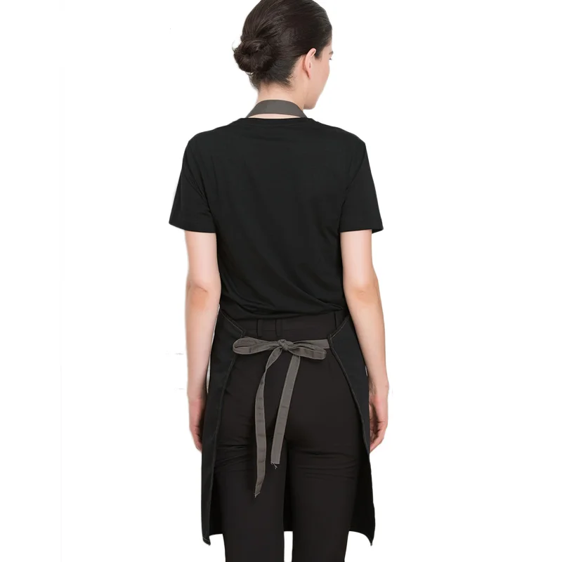 

Unisex Chef Waiter Cafe Restaurant Cooking Kitchen Apron Adjustable Aprons With Pockets Bibs Pinafore