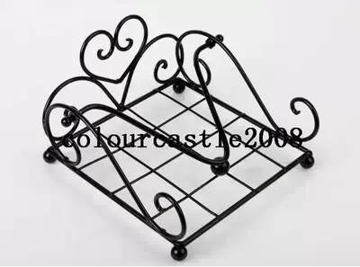 Новый держатель для салфеток из кованого железа коробка Салфетка бумаги