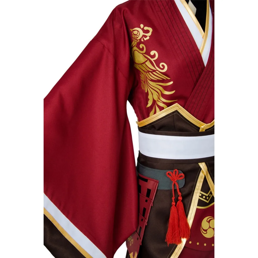 Косплей Touken Ranbu Online Izuminokami Kanesada Костюм Полный комплект Самурайское Кимоно костюмы