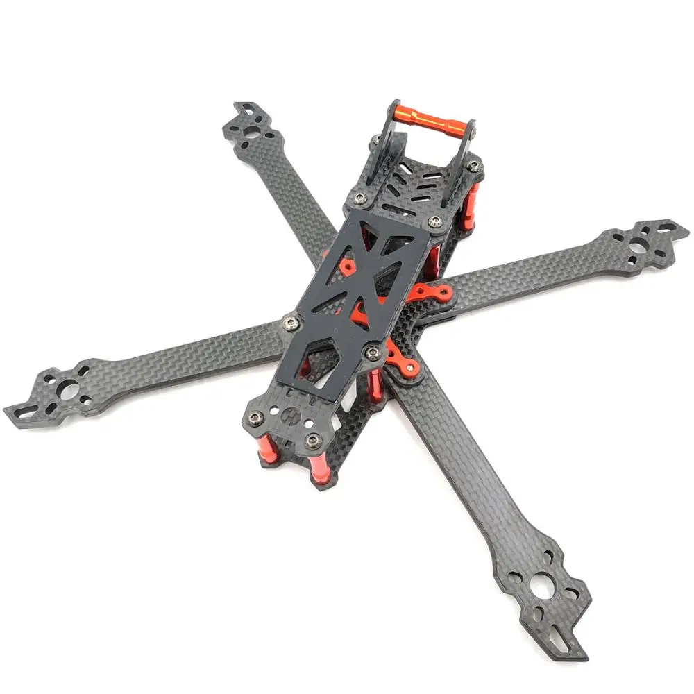 Квадрокоптер AlfaRC Fighter 5/6/7 дюймов Mark2 из углеродного волокна FPV растягивающийся