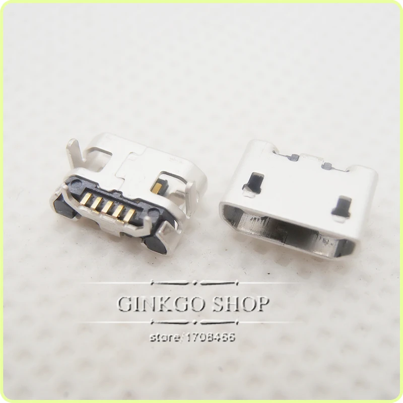 200 шт./лот 4 фута DIP 5P SMD микро USB разъем V8 порт зарядки гнездо маленький