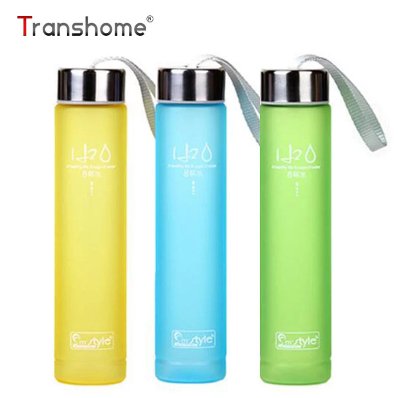 Transhome бутылка для воды пластиковая BPA бесплатно шейкер спортивные бутылки с