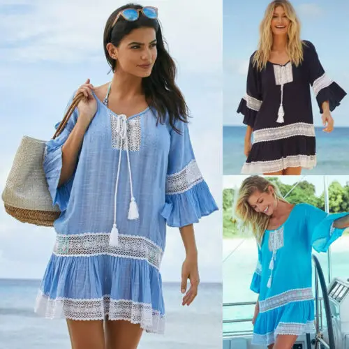 Новый сексуальный женский кружевной вязаный купальный костюм бикини купальник