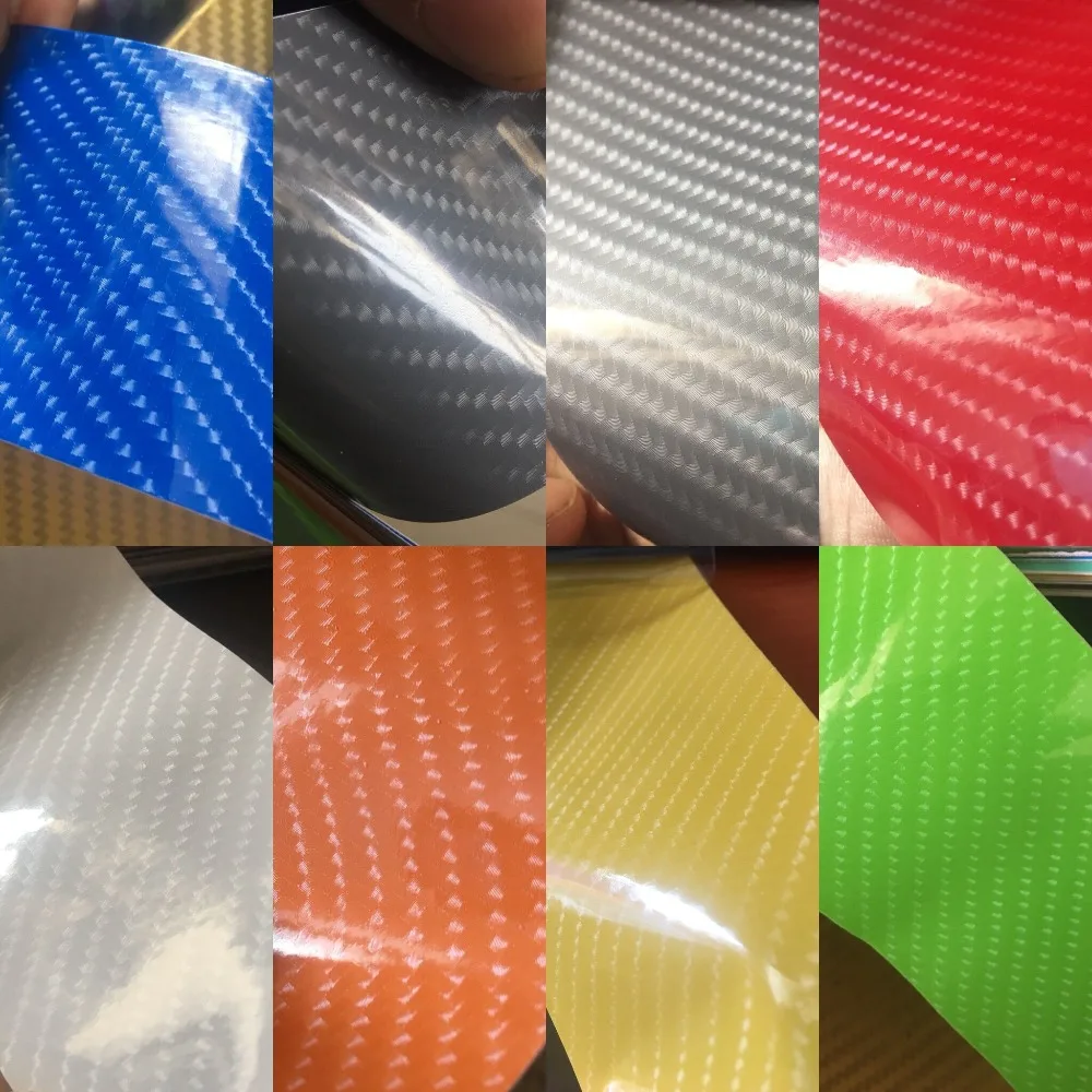 Red Gloss 6D Carbon Fiber Vinyl Like Real Glossy Fibre film foil With Air Free Bubble PROTWRAPS VINYL 1.52x20m/Roll | Автомобили и