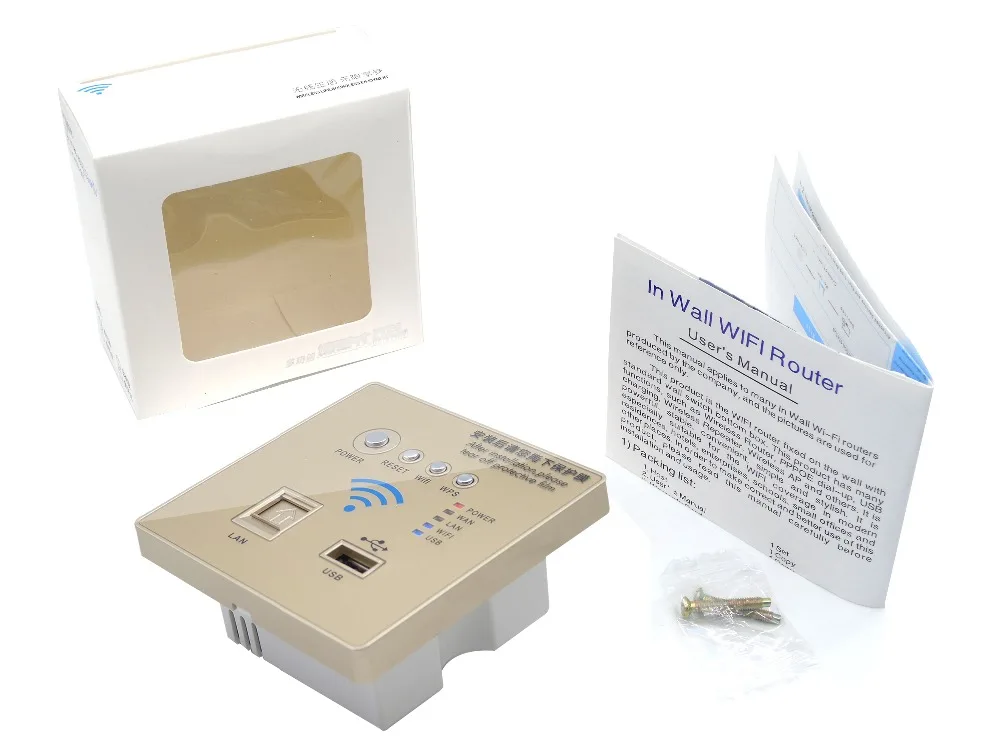 86 Тип домашняя умная настенная розетка панель WiFi беспроводной маршрутизатор повторитель 300 Мбит/с Глод черный белый цвет