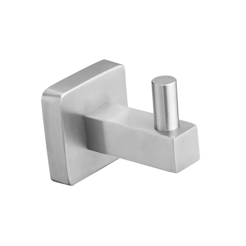 Robe Hook Щетка из никеля и нержавеющей стали, набор оборудования для ванной комнаты, диспенсер для мыла, держатель для полотенец, держатель для бумаги, аксессуары для ванной комнаты EL8900L - Цвет: Robe Hook