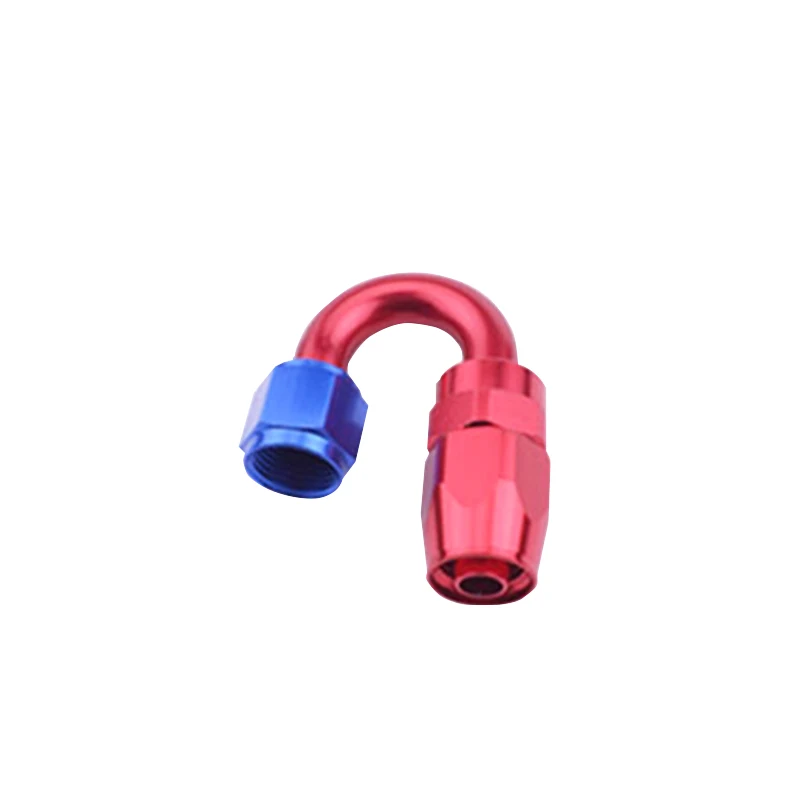 ESPEEDER AN6 Elbow Fittings Anoized Aluminium Fitting 180Degree Swivel Adapter Hose End Oil Fuel Reusable | Автомобили и