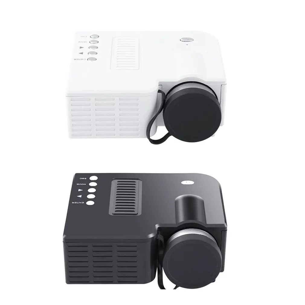 UC28A портативный удобный HD 1080P светодиодный видеопроектор домашний кинотеатр развлекательный мультимедийный ПК USB tv AV видео проектор