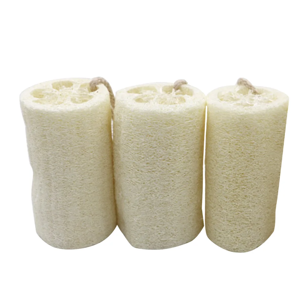 3 шт./компл. губка скребок для ванны тела душа натуральная Luffa Loofa массажная