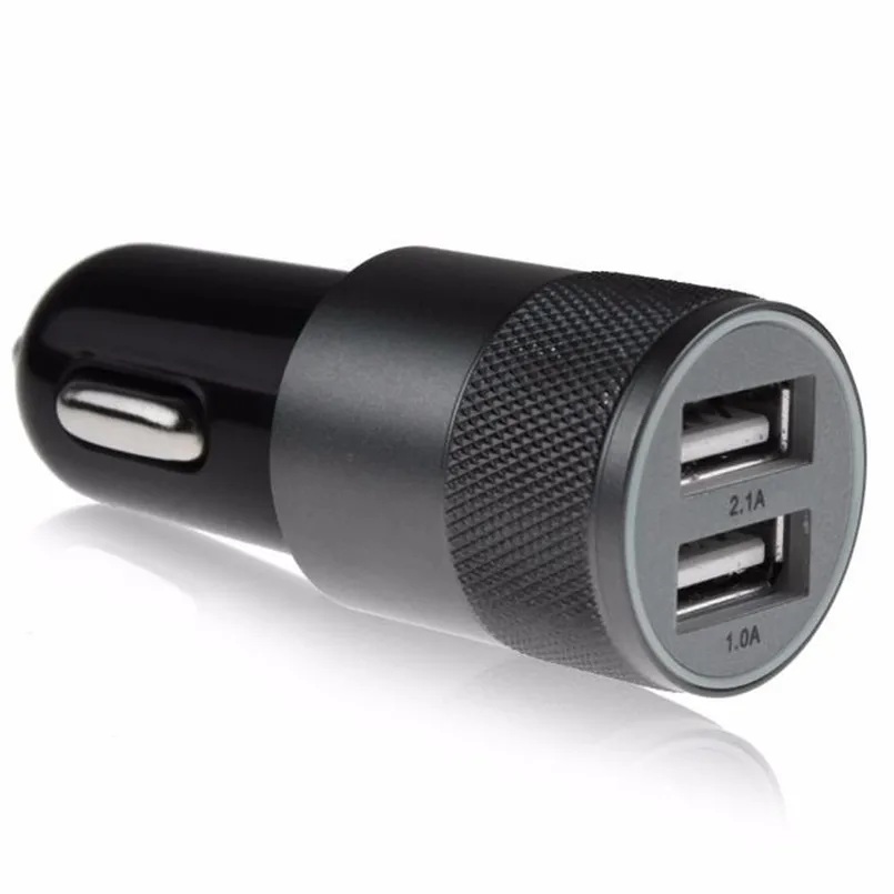Стильный Мини дизайн Универсальный двойной USB порт Автомобильный прикуриватель
