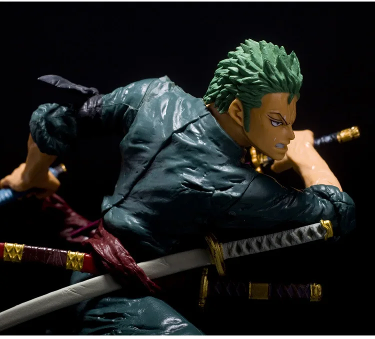 Аниме One Piece Roronoa Zoro Размер 15 см в коробке ПВХ экшн фигурка Коллекционная модель