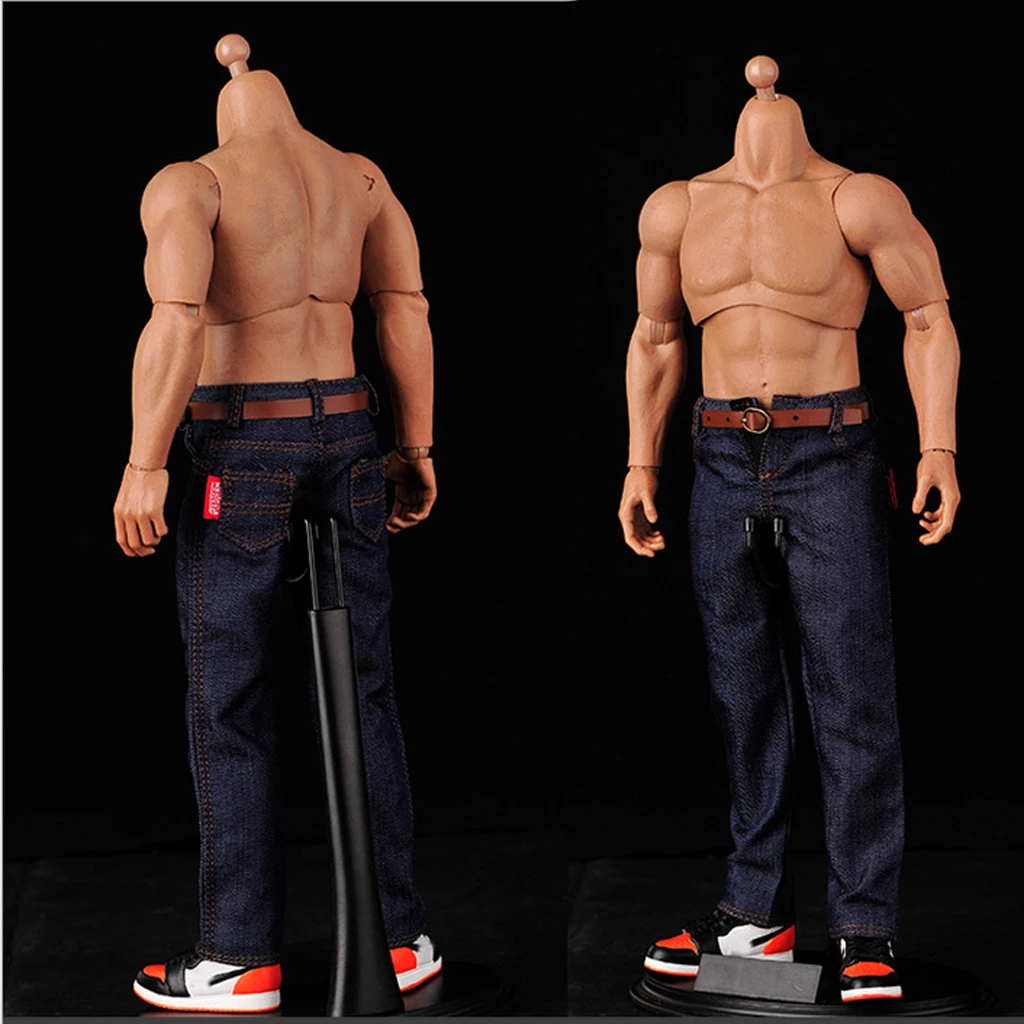 1/6 мужские классические джинсовые брюки с поясом для 12 ''Enterbay ZY игрушки экшн