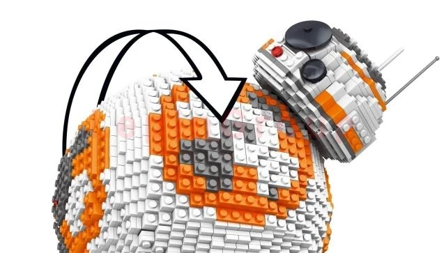 LELE 35020 MOC Star Wars Ultimate Коллекционная модель робота BB8 Конструкторы кирпичи Горячие