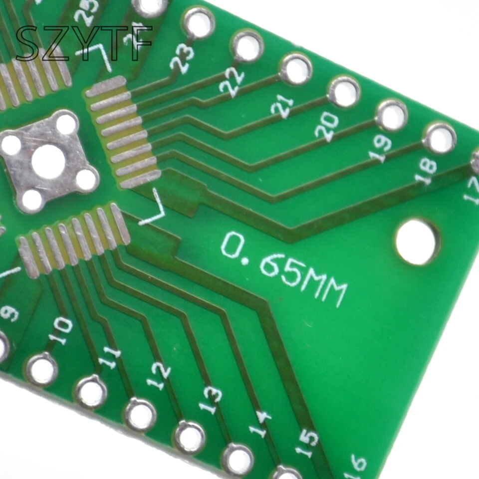 0 8/0 65 мм QFN32 QFP32 переходная пластина SMD поворотный DIP|dip|dip smddip adapter |