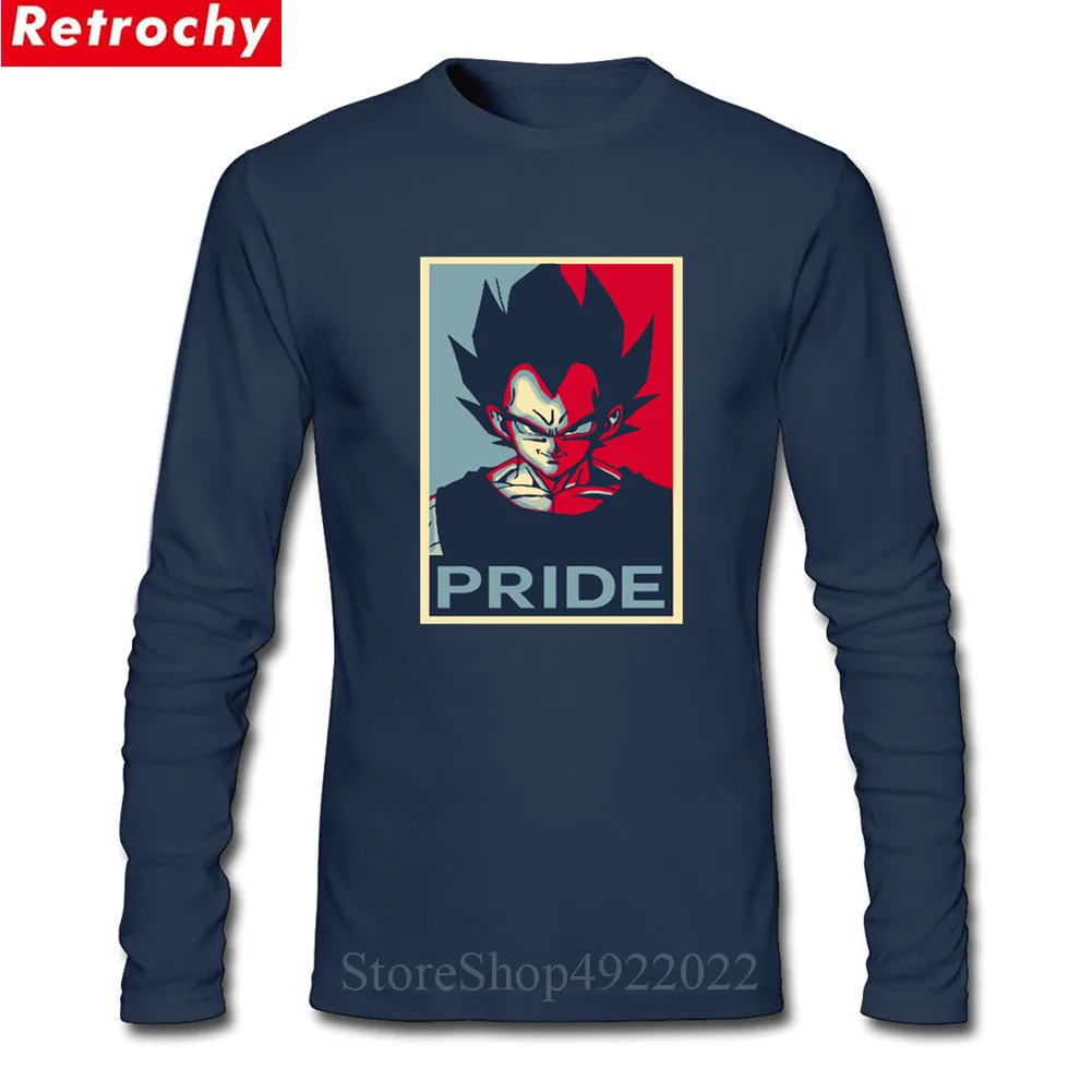 Японские Аниме футболки VEGETA PRIDE Футболка Мужская Новая мода Dragon Ball Z Фитнес Homme