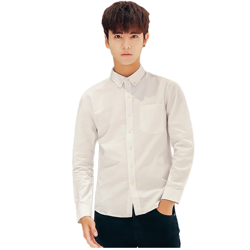 Новое поступление 2017 года Slim Fit сплошной Цвет длинный рукав