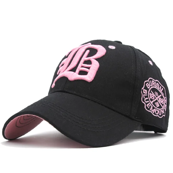 black pink Xlamulu, новинка, Снэпбэк бейсболки, шапки для мужчин, Casquette, Женская Повседневная шапка, Gorras, с буквой B, Дальнобойщик, облегающая шапка для папы, кепки - Цвет: black pink