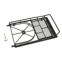 metal luggage roof rack for 1 10 rc axial scx10 90046 d90 rc simulation rock crawler car zk30 parts accessories