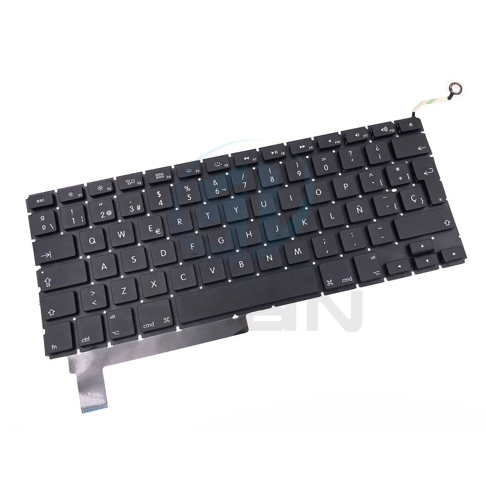 Испанская клавиатура A1286 с подсветкой для ноутбука Macbook pro 15 4 MC371 MC372 MC373 MC721 MC723 MD103