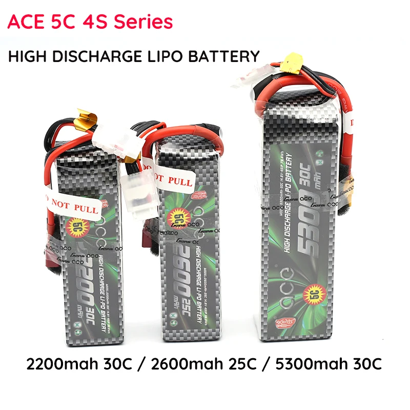 

Lipo ACE литиевая батарея 4S 14,8 V 2200 2600 MAH 25C 30C четыре оси фиксированное крыло автомобиля лодки