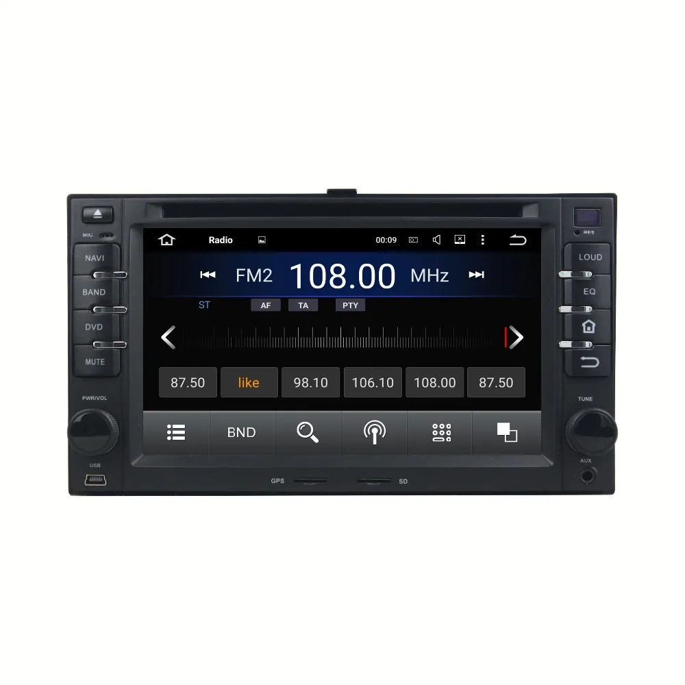 Автомобильный DVD на основе Android BT GPS WIFI автомобильный ПК/мультимедиа