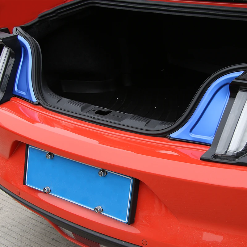 SHINEKA декоративная Обложка для заднего багажника из алюминиевого сплава листы