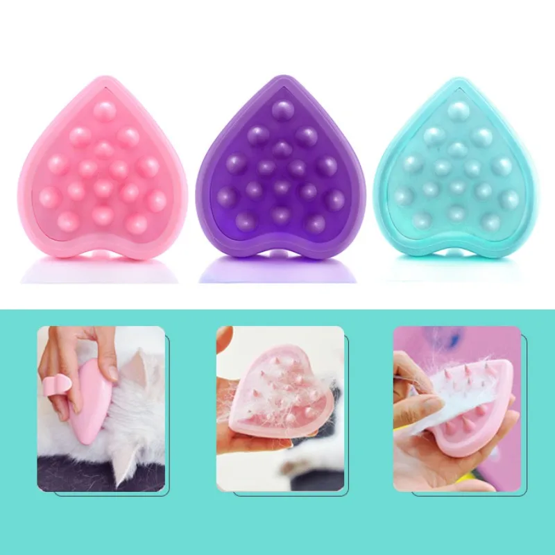 Многофункциональная силиконовая расческа для ванной удаления распущенных волос