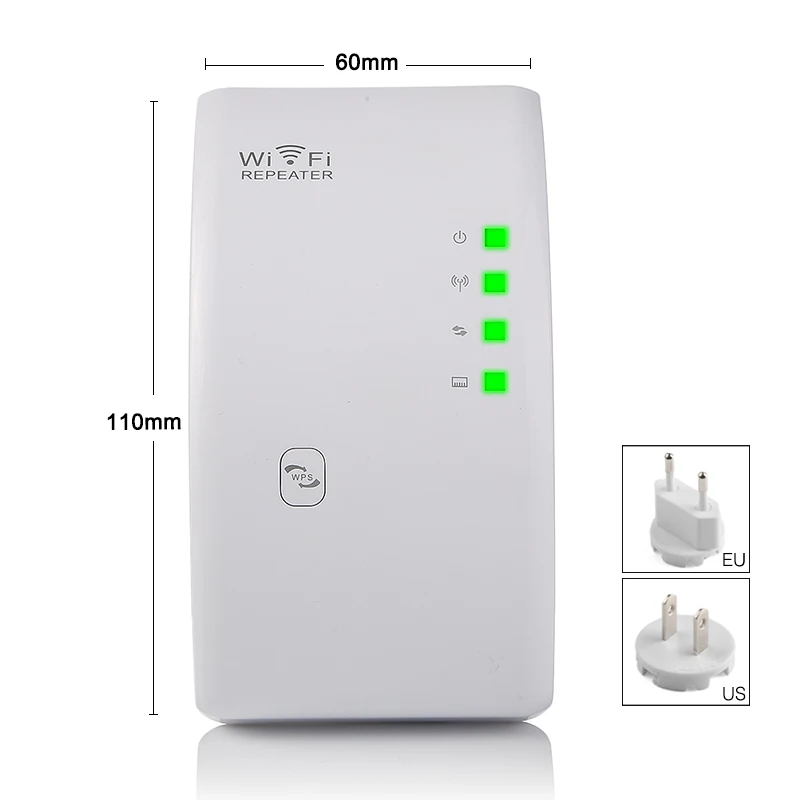 Беспроводной Wi Fi ретранслятор 300 Мбит/с Extender 802.11N/B/G сети Телевизионные антенны