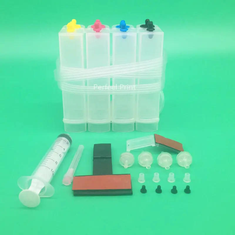 4 цвета УНИВЕРСАЛЬНЫЙ РЕЗЕРВУАР СНПЧ сделай сам без чернил для струйного