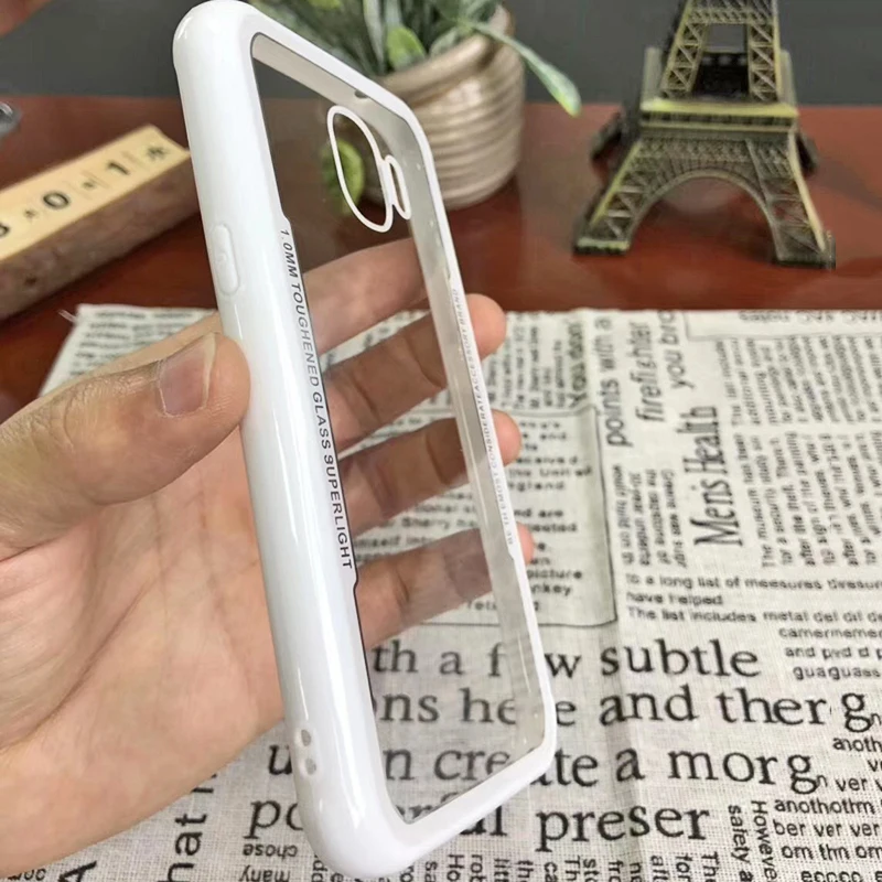 Эмуляционный чехол из закаленного стекла для телефона для Apple iPhone 7 8 6 6s Plus X 5 S SE чехол s 0,1 мм защитное стекло крышка Capinha аксессуары