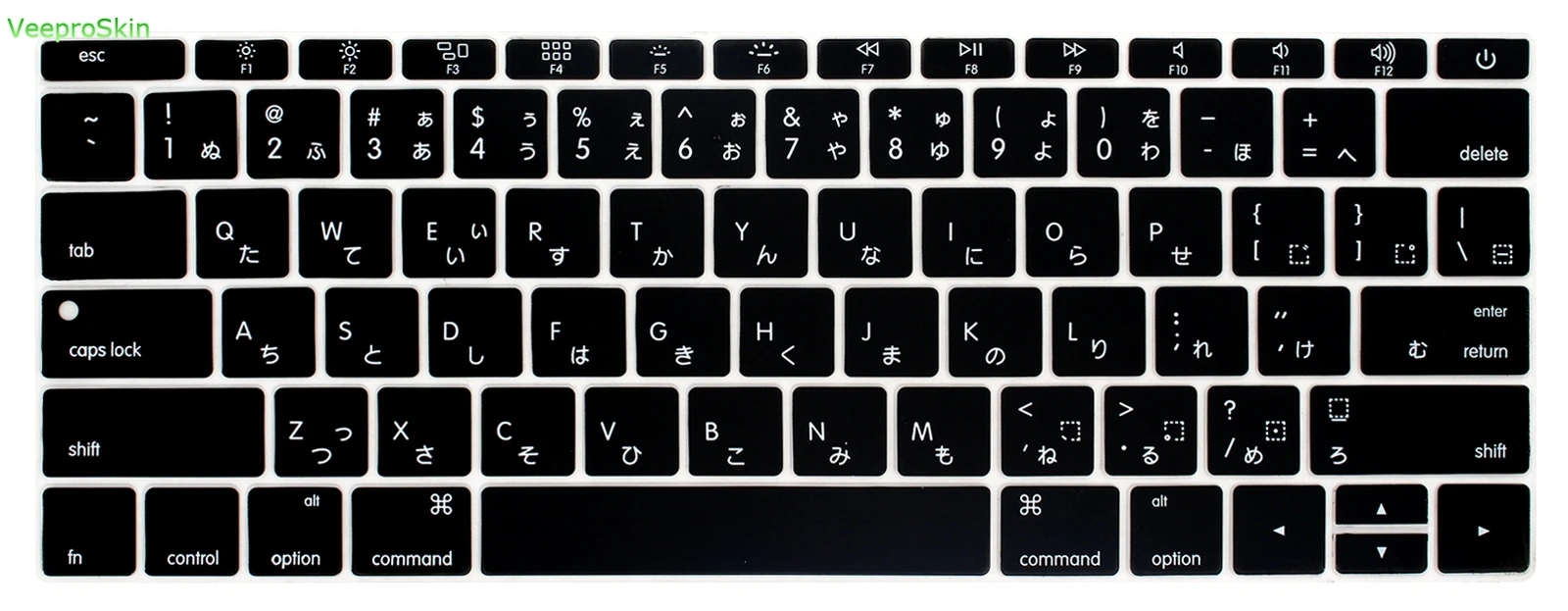 

Японский силиконовый чехол для клавиатуры Macbook New Pro 13 дюймов A1708 (2016 дюйма без сенсорной панели) для Mac 12 дюймов A1534 США