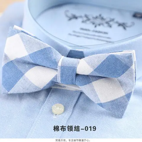 Мужской галстук-бабочка из хлопка