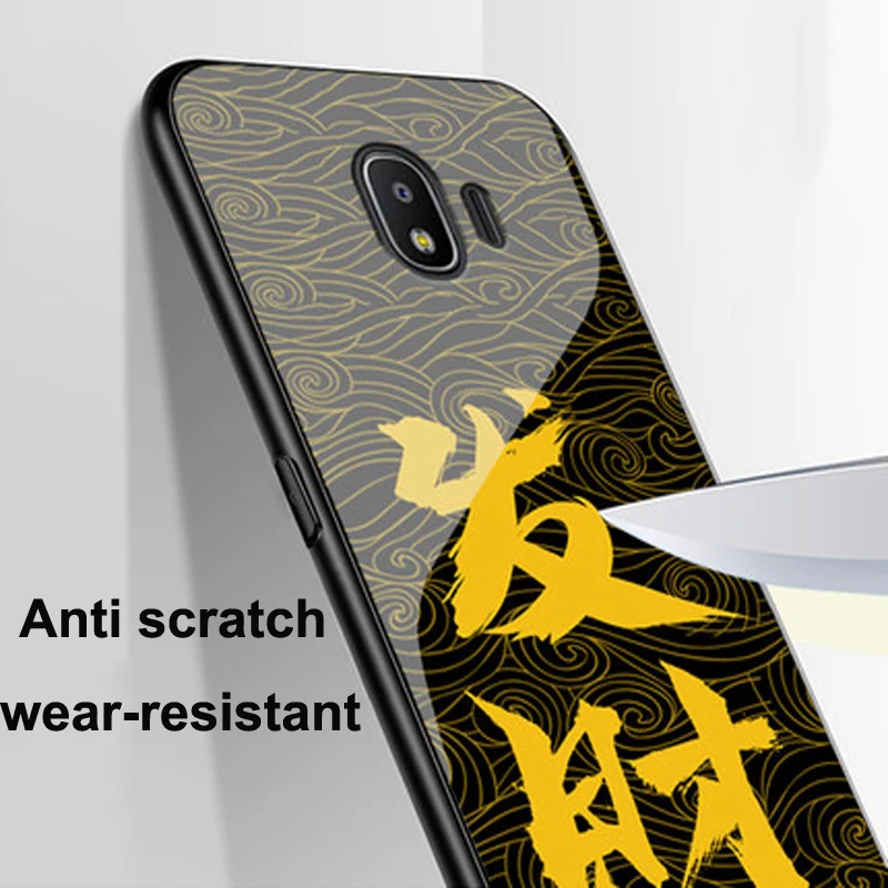 Чехол для Samsung Galaxy J2 Pro 2018 чехол из закаленного стекла + мягкий край крышки J2Pro J 2