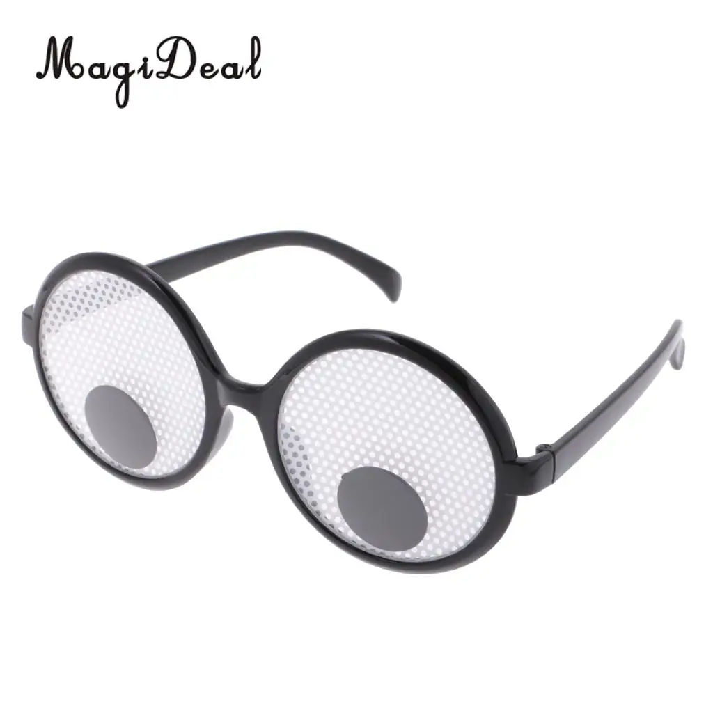 

Новинка, забавные шуточные глаза Googly очки для маскарадвечерние, новинка, движущиеся очки, Забавный костюм для вечеринки