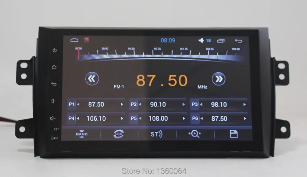 9 дюймовый 1024*600 четырехъядерный Android 7 0 для SUZUKI SX4 2006 2007 2008 2009 2010 2011 2012 2013