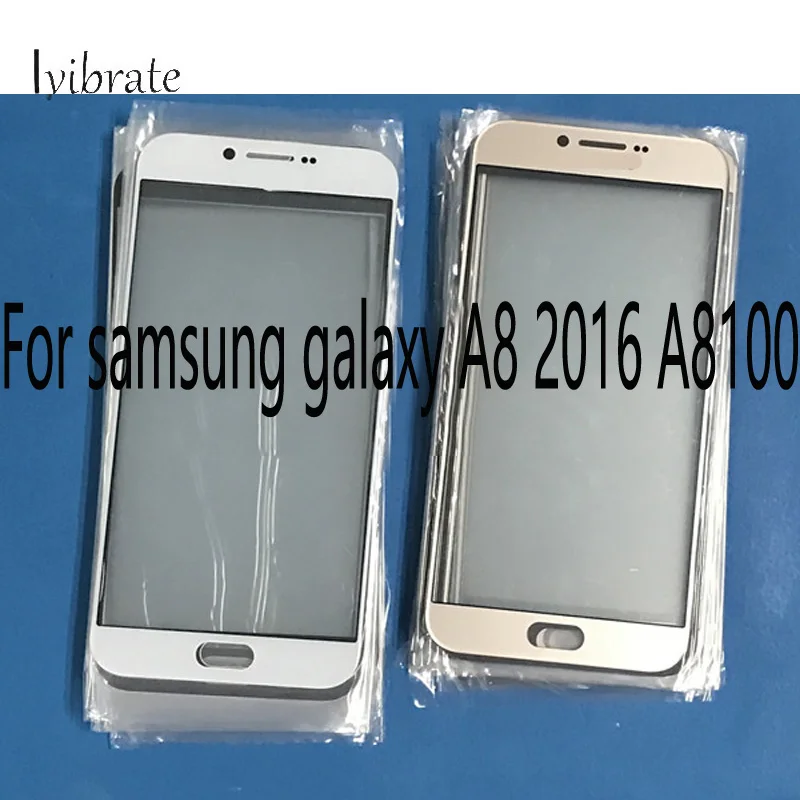 2 шт. A + качество дигитайзер сенсорного экрана для Samsung galaxy A8 2016 A8100 стеклянная