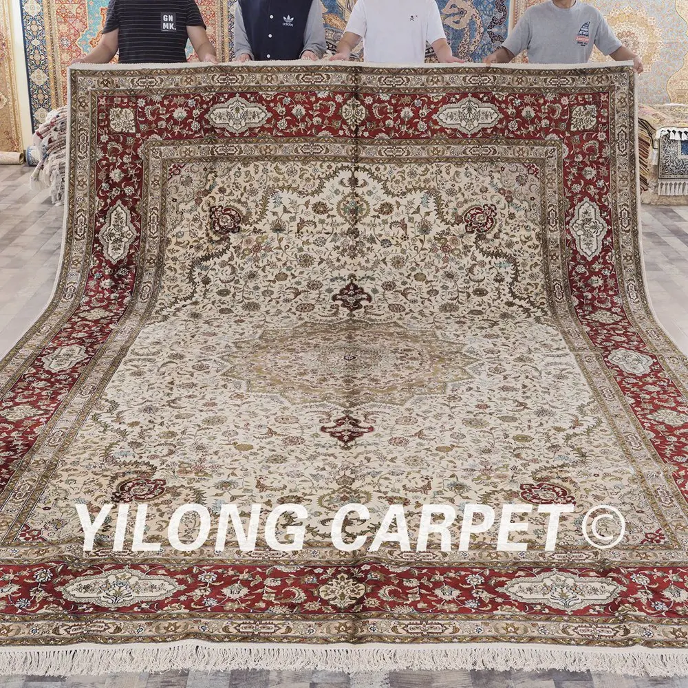 Yilong 10 'x 14' классический турецкий стиль 100% ручной работы высококачественные