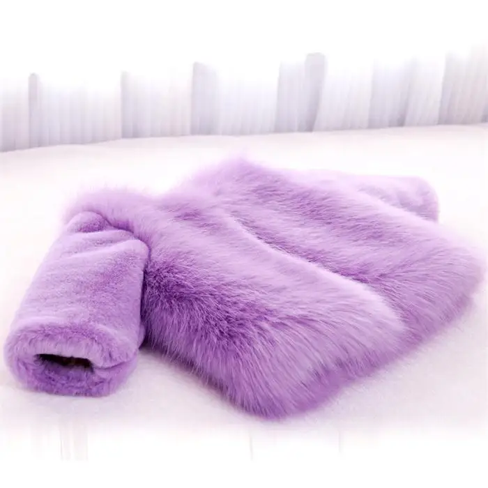 Пальто с мехом для маленьких девочек новое поступление розовое бантом детское