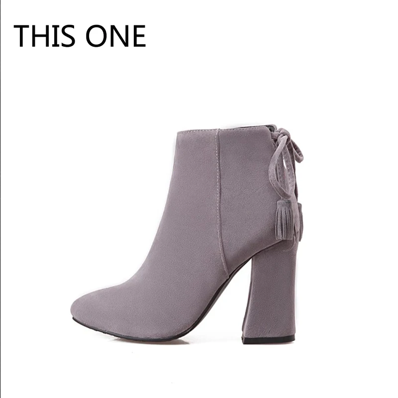 

Hot sell Women Boots 2018 High Heels Ankle Boots Short Plush Pointed Toe Motorcycle Boots Fashion Sexy Winter Ankle Boots Heels