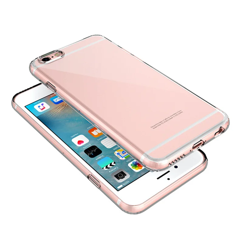 Прозрачный силиконовый мягкий ТПУ чехол для iPhone 6 6Plus 6s Plus 7 7Plus 8 8Plus X XS MAX XR телефона