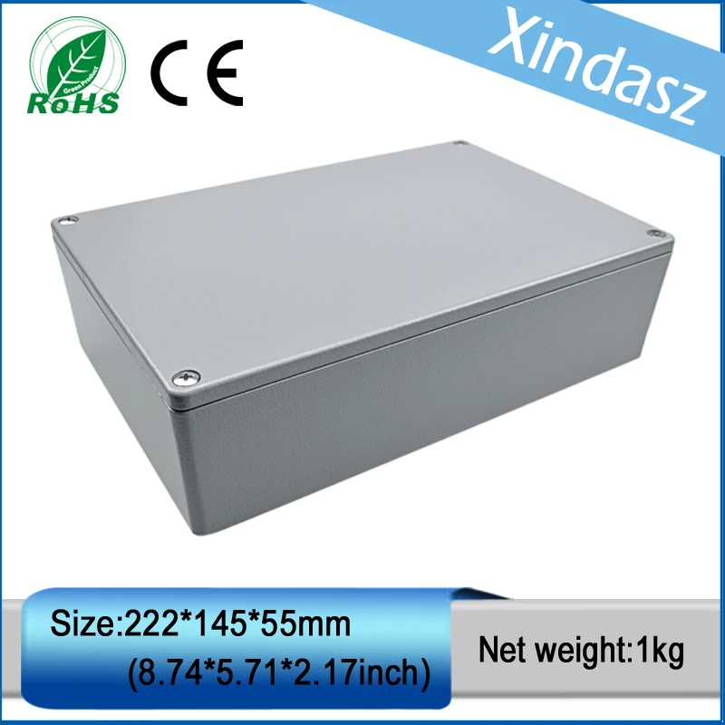 

(XD-FA5-1)222*145*55mm(8.74*5.71*2.16inch)waterproof electrical junction boxes Diecast Aluminium Enclosure