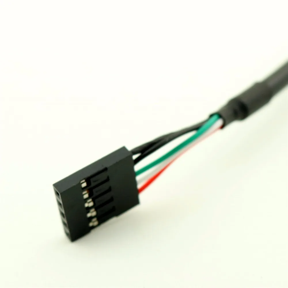 1 шт. 50 см USB 2,0 Тип B штекер для Dupont 5 Pin клемма женского типа адаптер материнской платы кабель для принтера