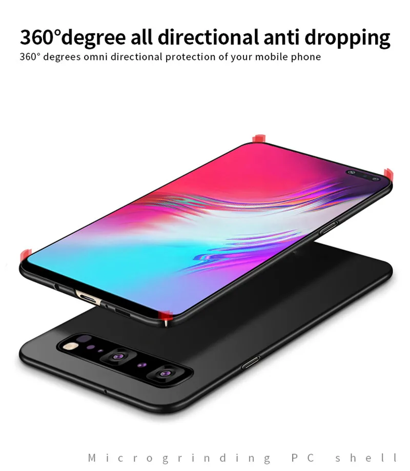 Чехол для Samsung Galaxy S10 5G роскошный Ультратонкий гладкий жесткий чехол |