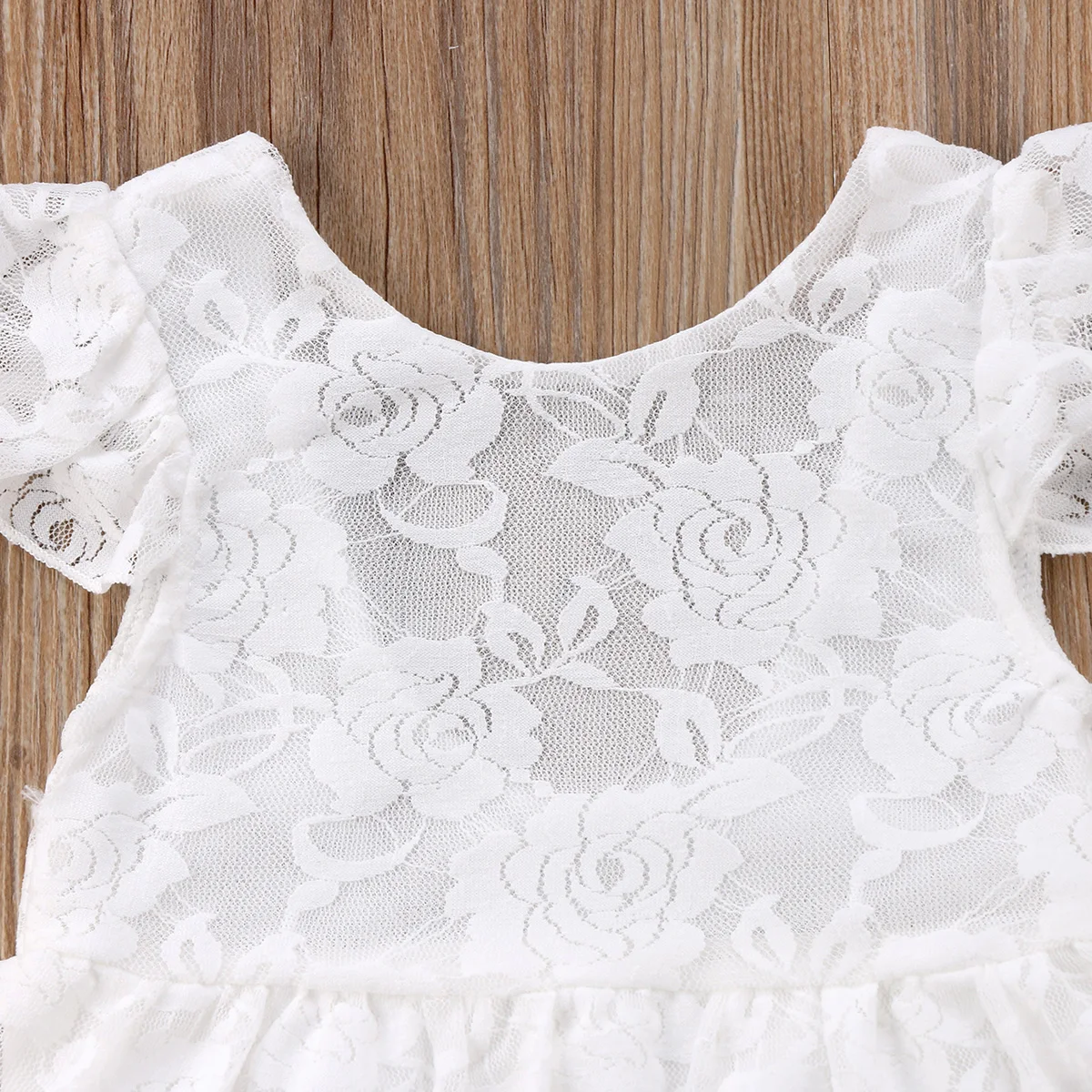 Комбинезон для новорожденных с кружевными рукавами и юбкой|baby bodysuits white|princess