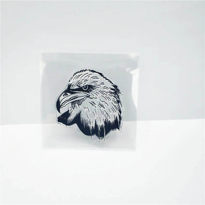 PANFELOU The eagle head Transparent Clear Silicone Stamp/Seal for DIY scrapbooking/photo album Decorative clear stamp sheets | Дом и сад