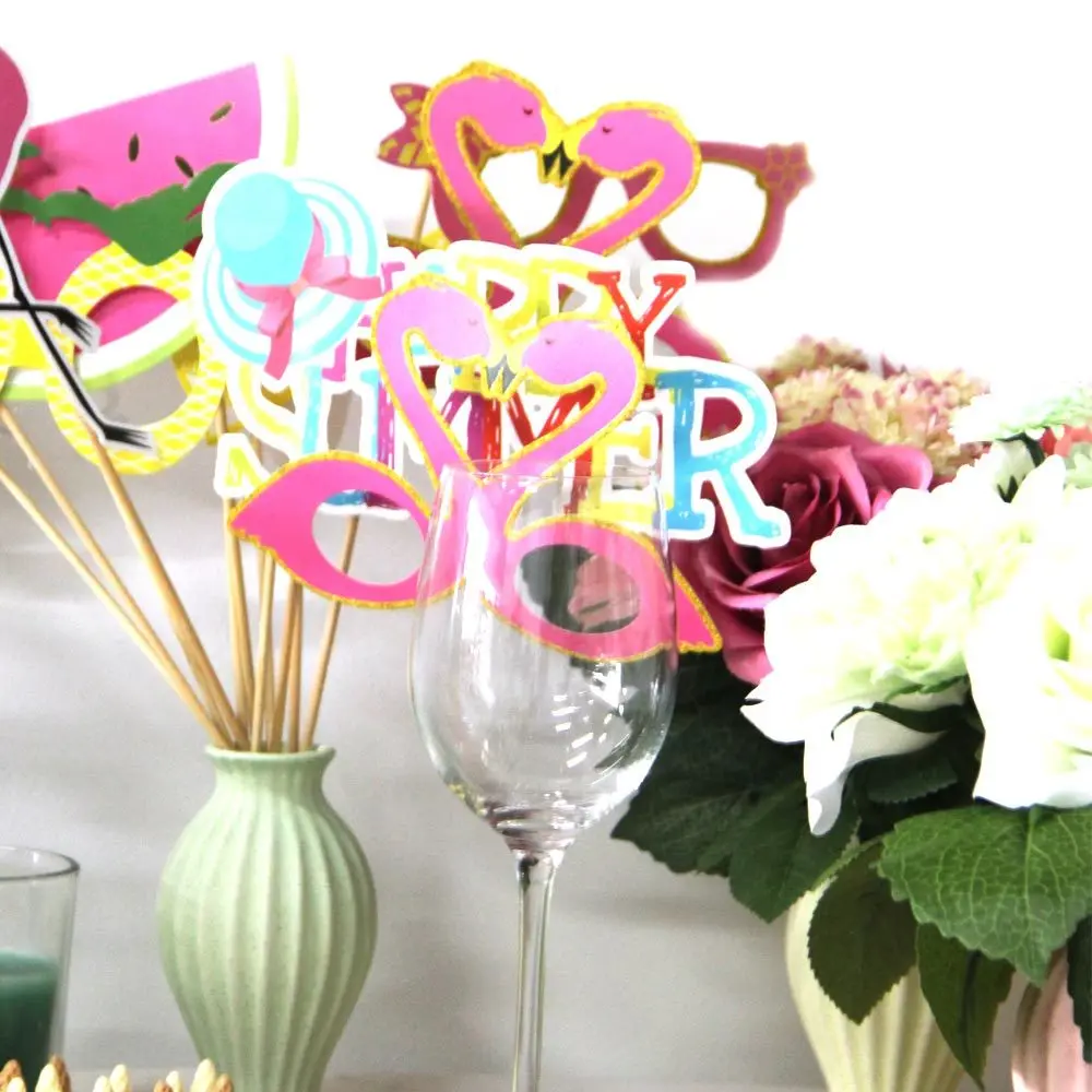 31 шт./компл. Для летних вечеринок украшение комплект баннеры тропический на день