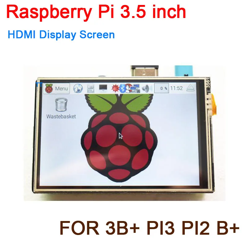 Raspberry Pi 3 5 дюймовый USB HDMI дисплей ЖК сенсорный экран Аудио 60Fps монитор для 3B + PI3 PI2 B