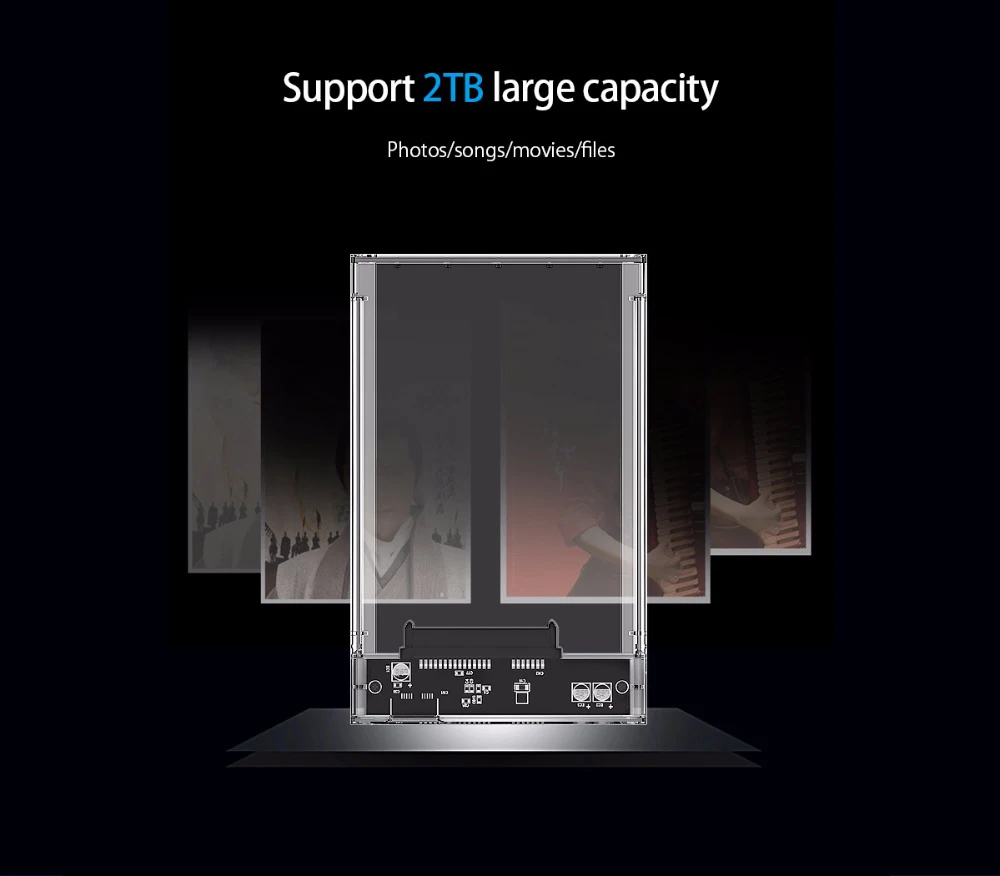 Корпус для жесткого диска 2,5 дюймов SATA To 3,0 USB внутренний SSD для внешнего жесткого диска чехол YLHDD-S302 коробка для жесткого диска для компьютера