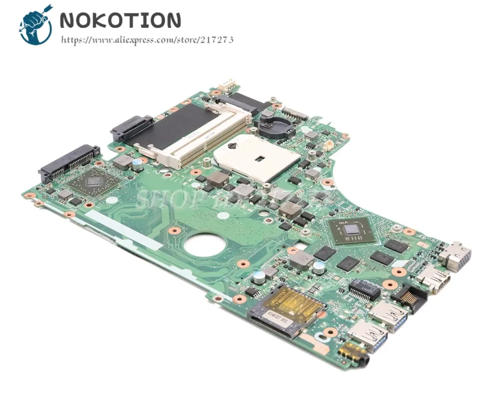 Материнская плата NOKOTION для ноутбука Asus X550 X550DP K550D X550D K550DP X750DP материнская разъем FS1